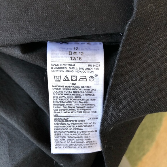 GAP Women’s Cotton/ Linen Button Front Skirt - Picture 7 of 8